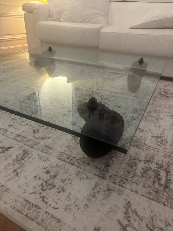 Table basse FontanaArte - Tavolo con Ruote - Gae Aulenti