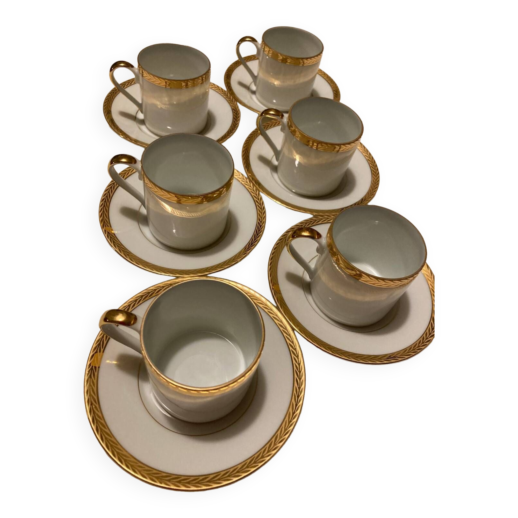 Limosges porcelain coffee cups