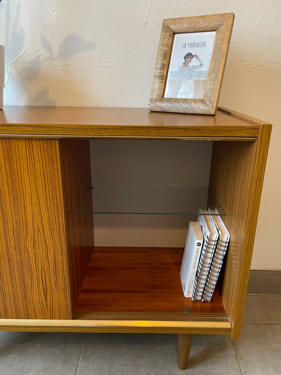 Petite vitrine / meuble tv vintage des années 60