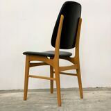 Beech chairs, norway brødrene sørheim, nesttun, 1950s/60s, vintage