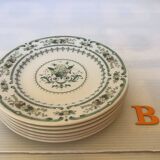 Six Royal Doulton cheese or Provençal bread plates