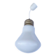 Suspension en verre forme ampoule
