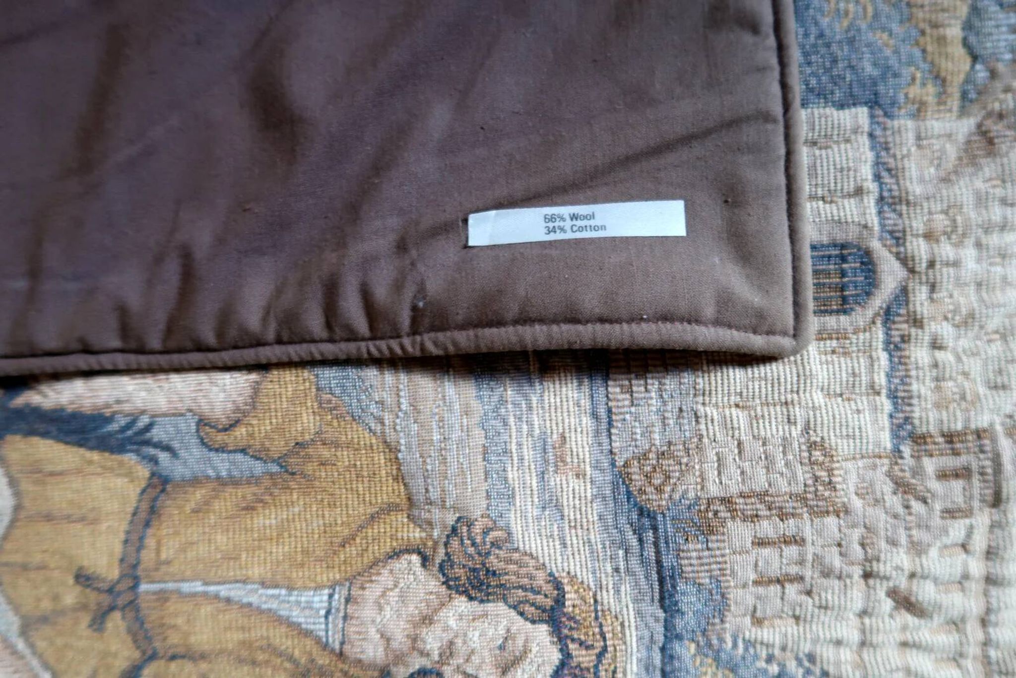 Vintage French tapestry wall hanging by Marc Waymel, 91cm x 117cm, 1960s