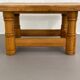 Vintage solid oak coffee table