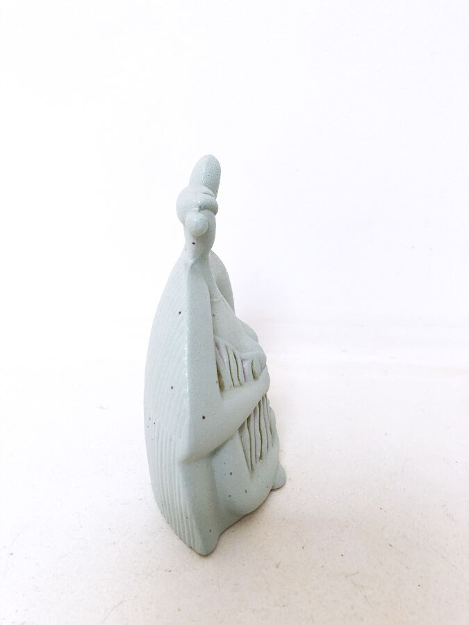 Blue couple, ceramiche chiminazzo, 1970