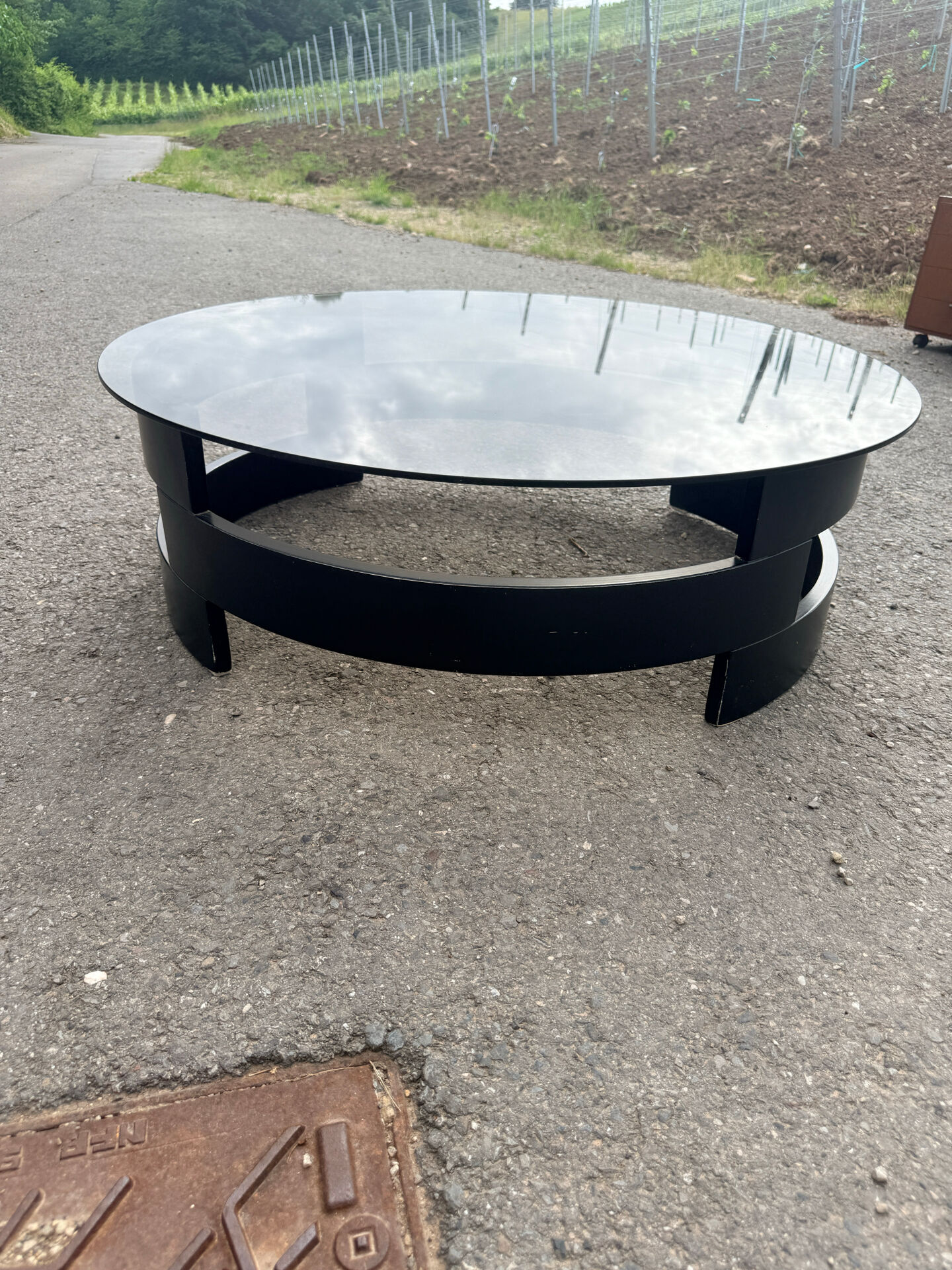 Space age coffee table