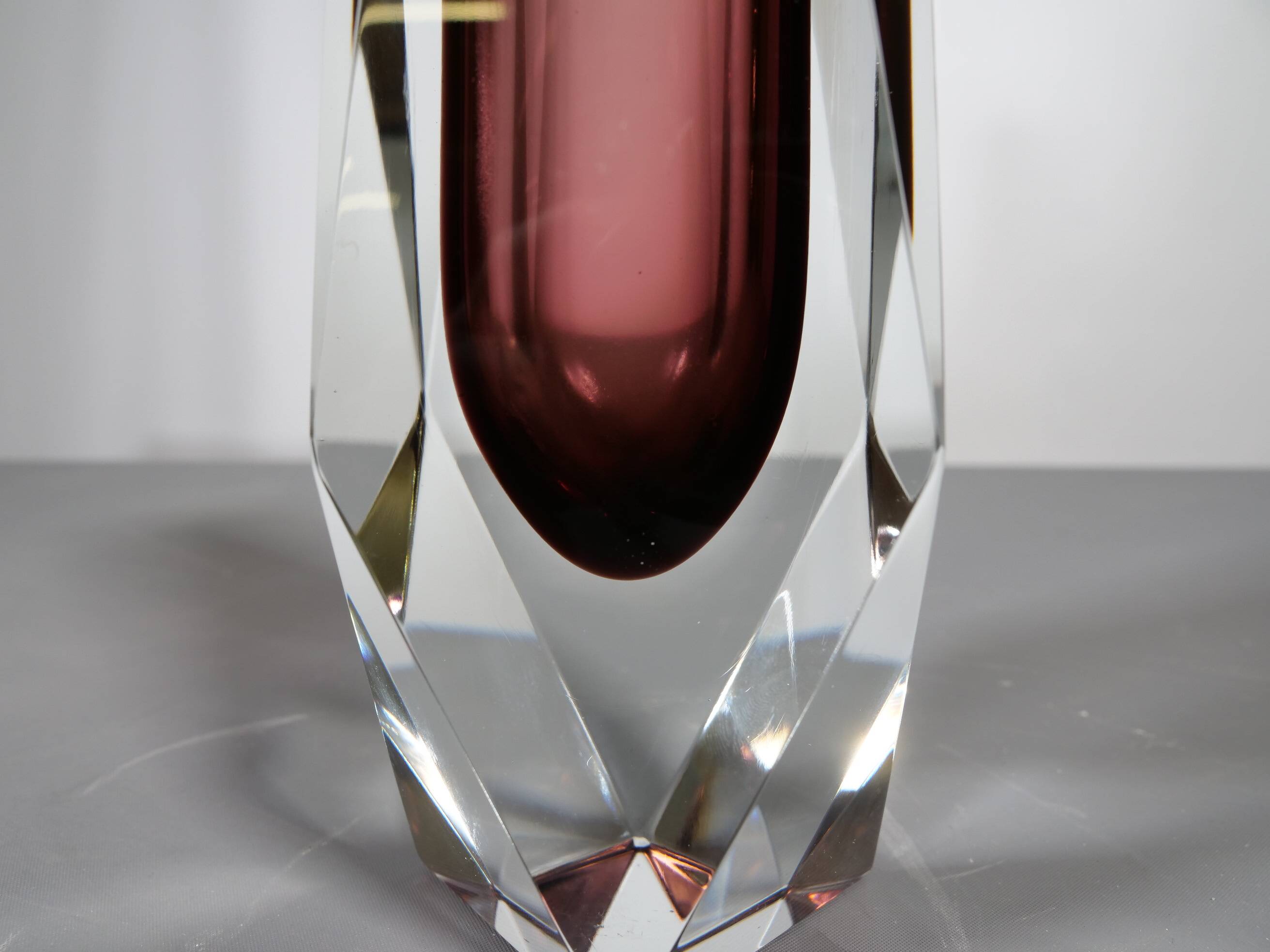 Murano Glass Vase by Luigi Mandruzzato, 1970s
