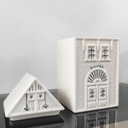 Vintage ceramic sugar box "Suiker"