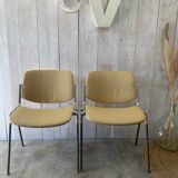Pair of yellow Castelli chairs