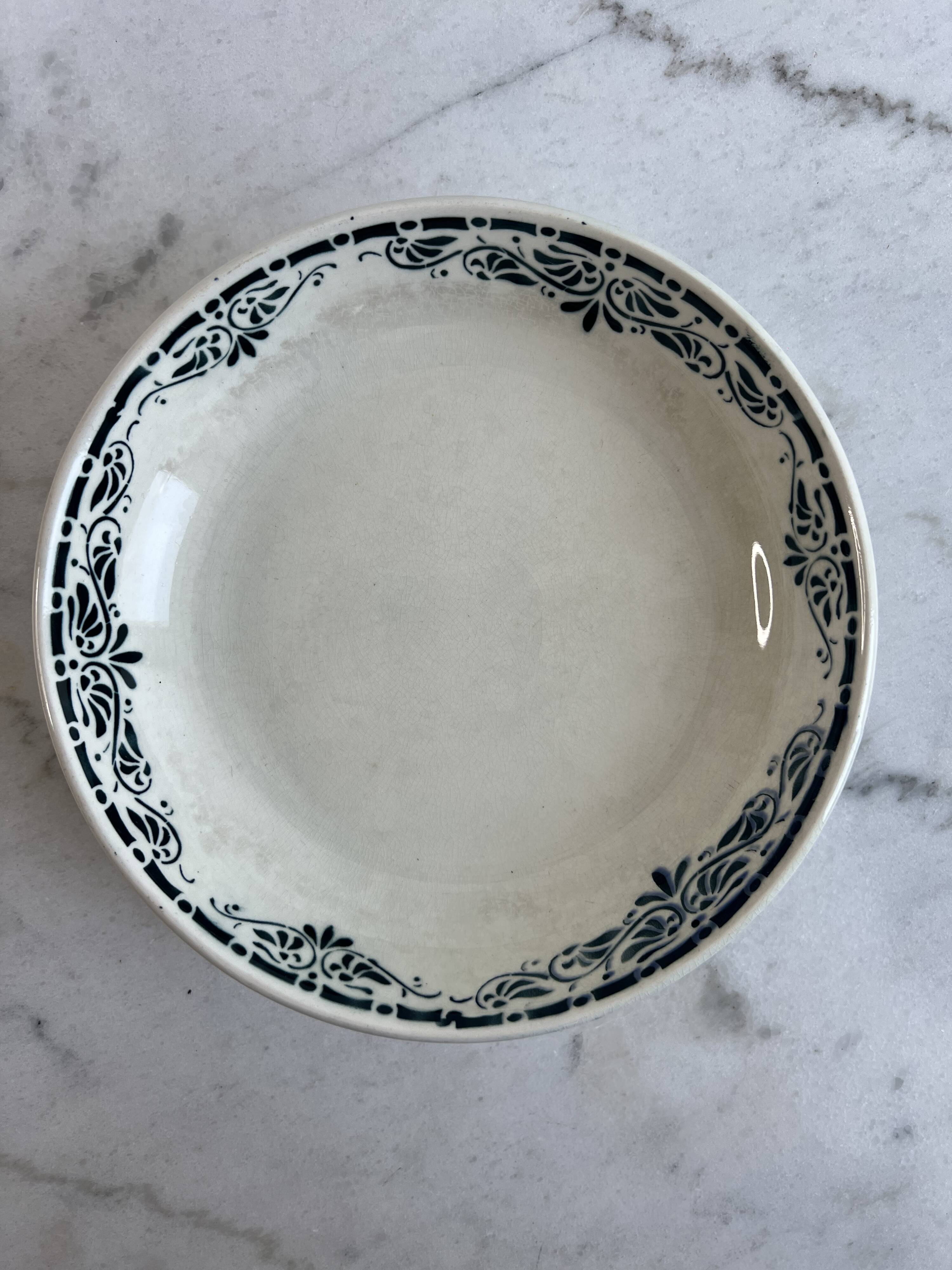 Vintage ironstone cup — Badonviller, model “Sousse”