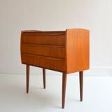 Small chest of drawers Scandinavian teak 1960 vintage