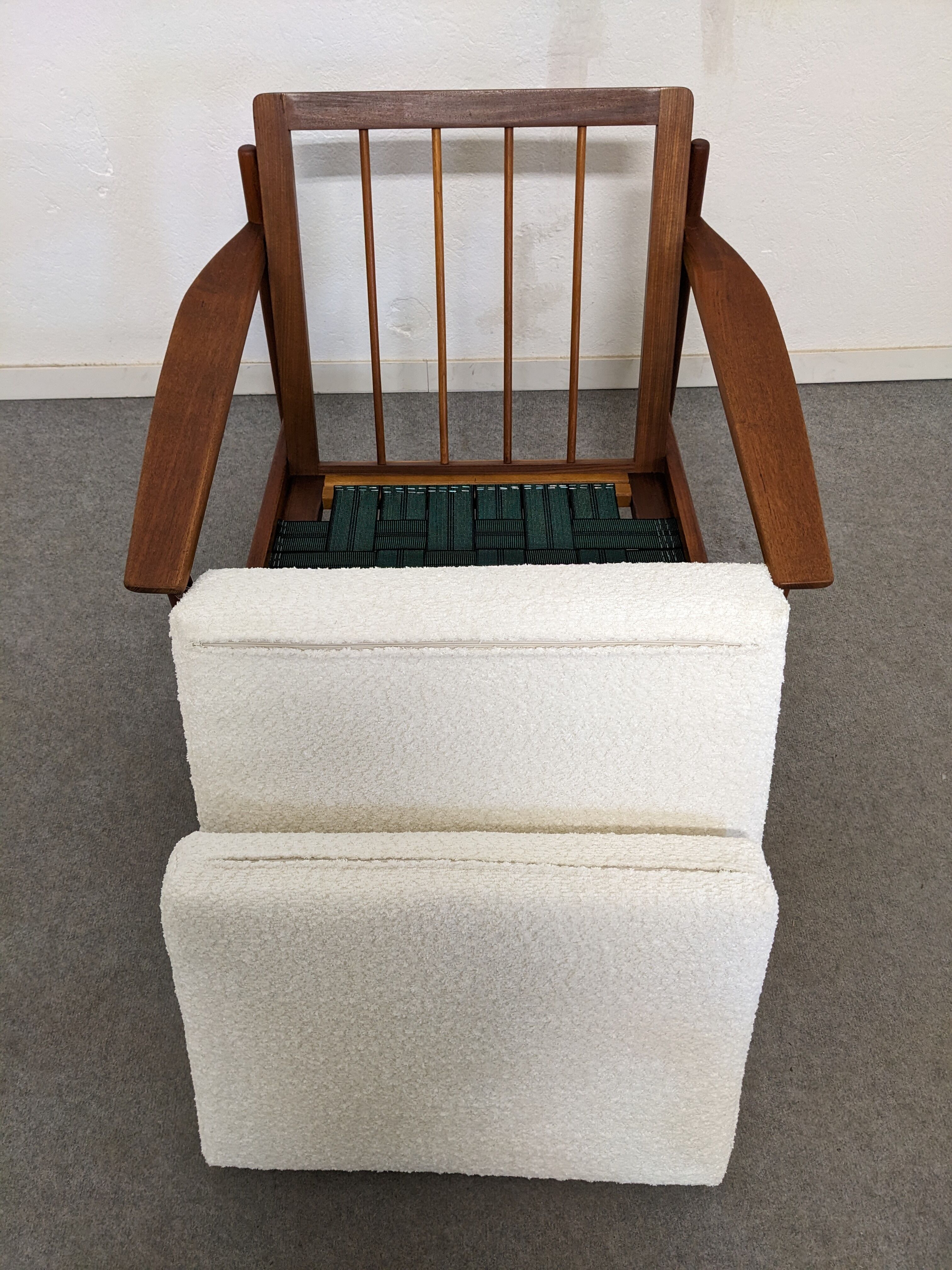 Pair of Danish teak armchairs from the 50s/60s