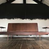 Sofa Walnut copper Wentworth Toothill years 50/60