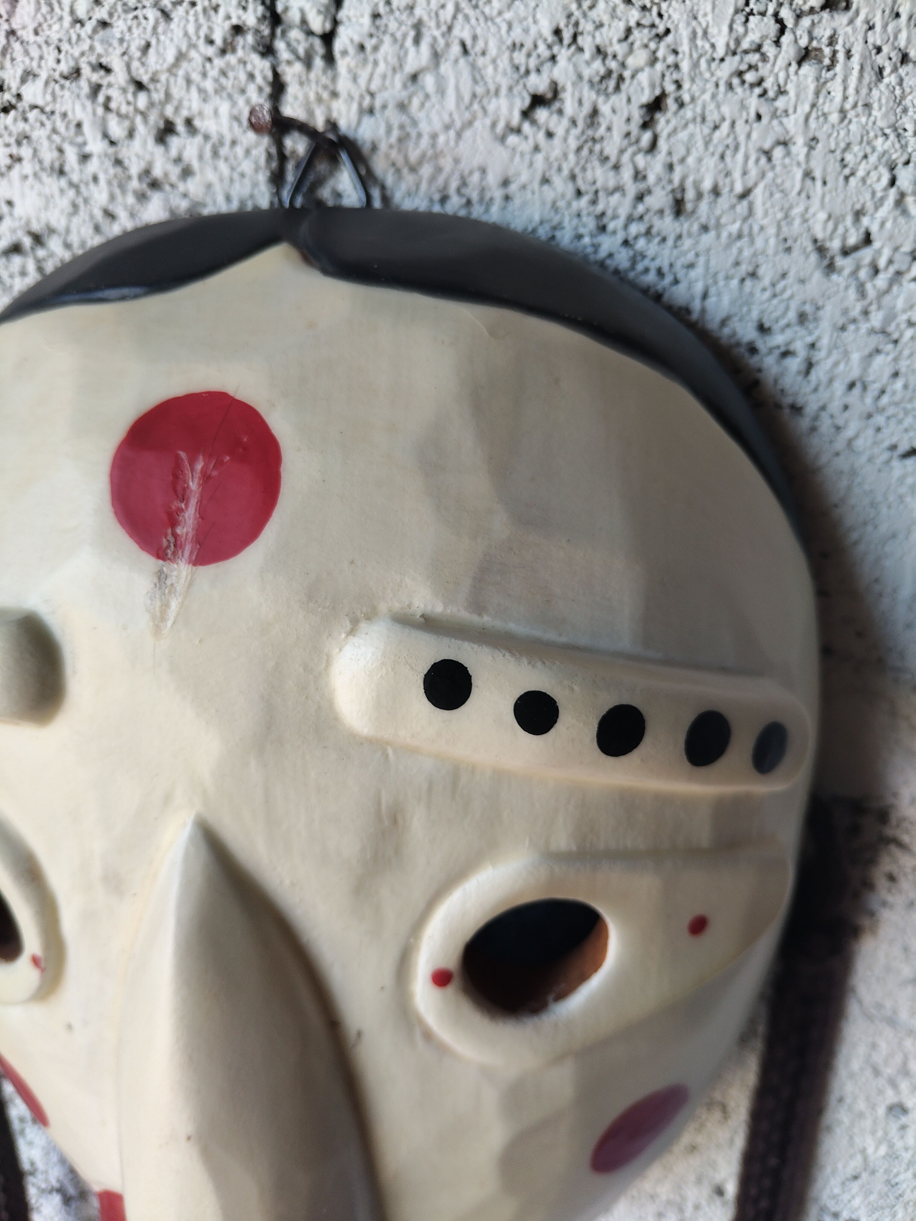Korean wooden mask – Travel souvenir – Artisan wall decoration