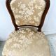 Pair of Louis XV style chairs in solid walnut, 20th century
