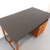 Vintage oak desk from the 1960s.