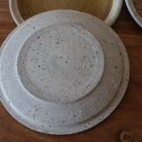 5 Pierre Digan stoneware plates