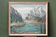 Oil on canvas, mountain landscape, signed Kaj Brandstrup.
