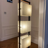 Arlus Steel and Teak House Lamp