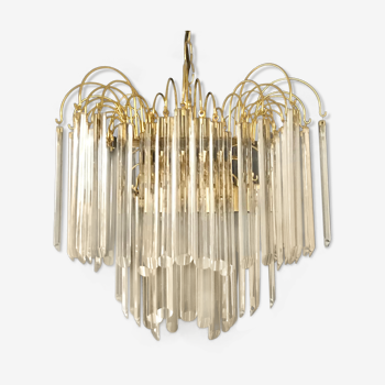 Venini glass Murano chandelier 1970