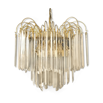 Venini glass Murano chandelier 1970