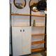Light wood wall assembly