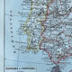 Map of Spain - 20x29cm 1922