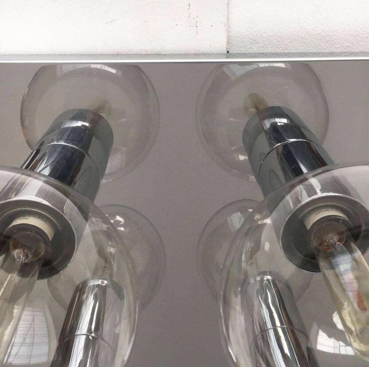 Vintage Space Age ceiling lamp by Motoko Ishii for Staff