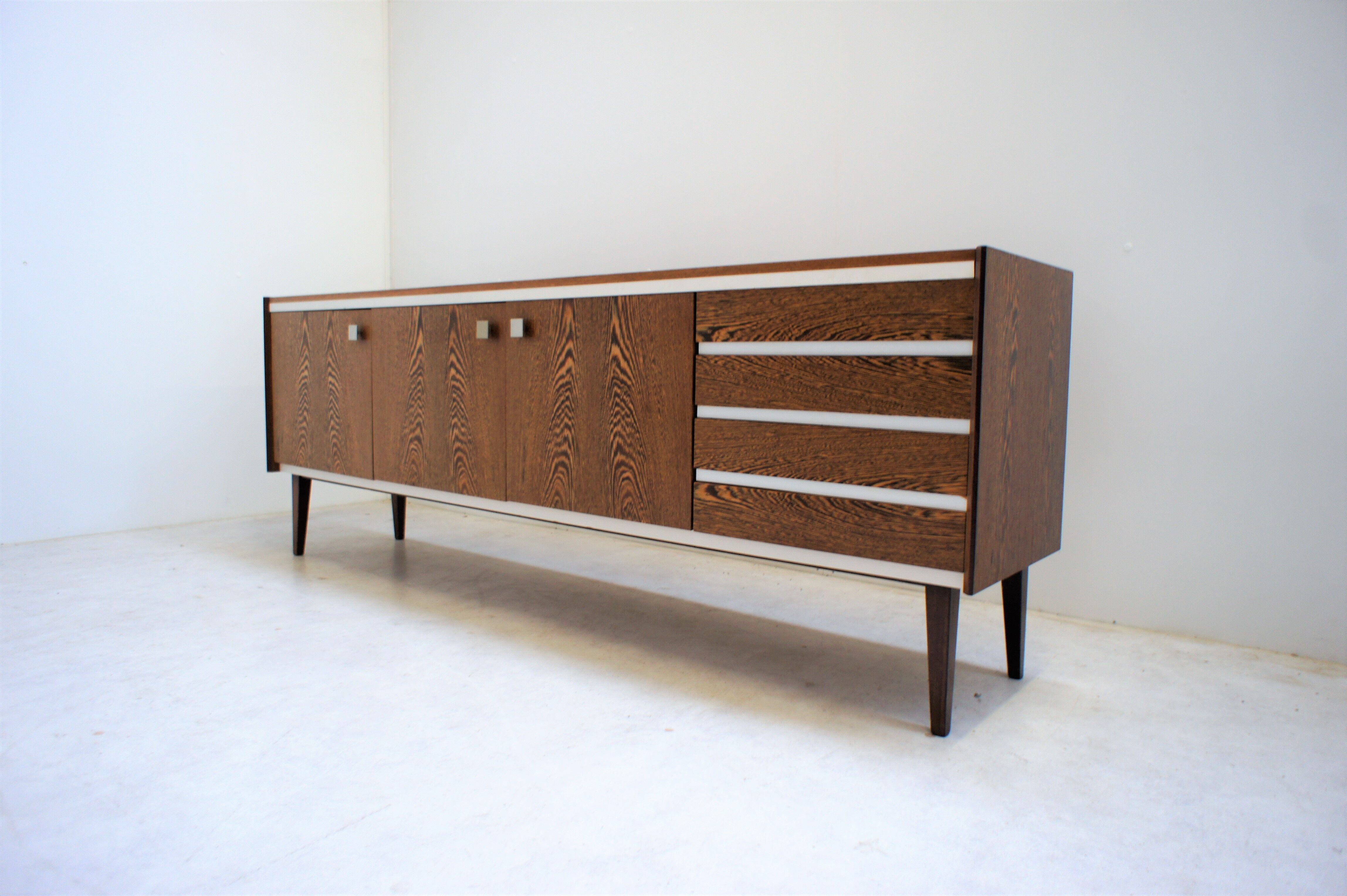 Vintage enfilade in zebrano