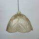 Peil & Putzer glass leaf hanging lamp , 1970’s