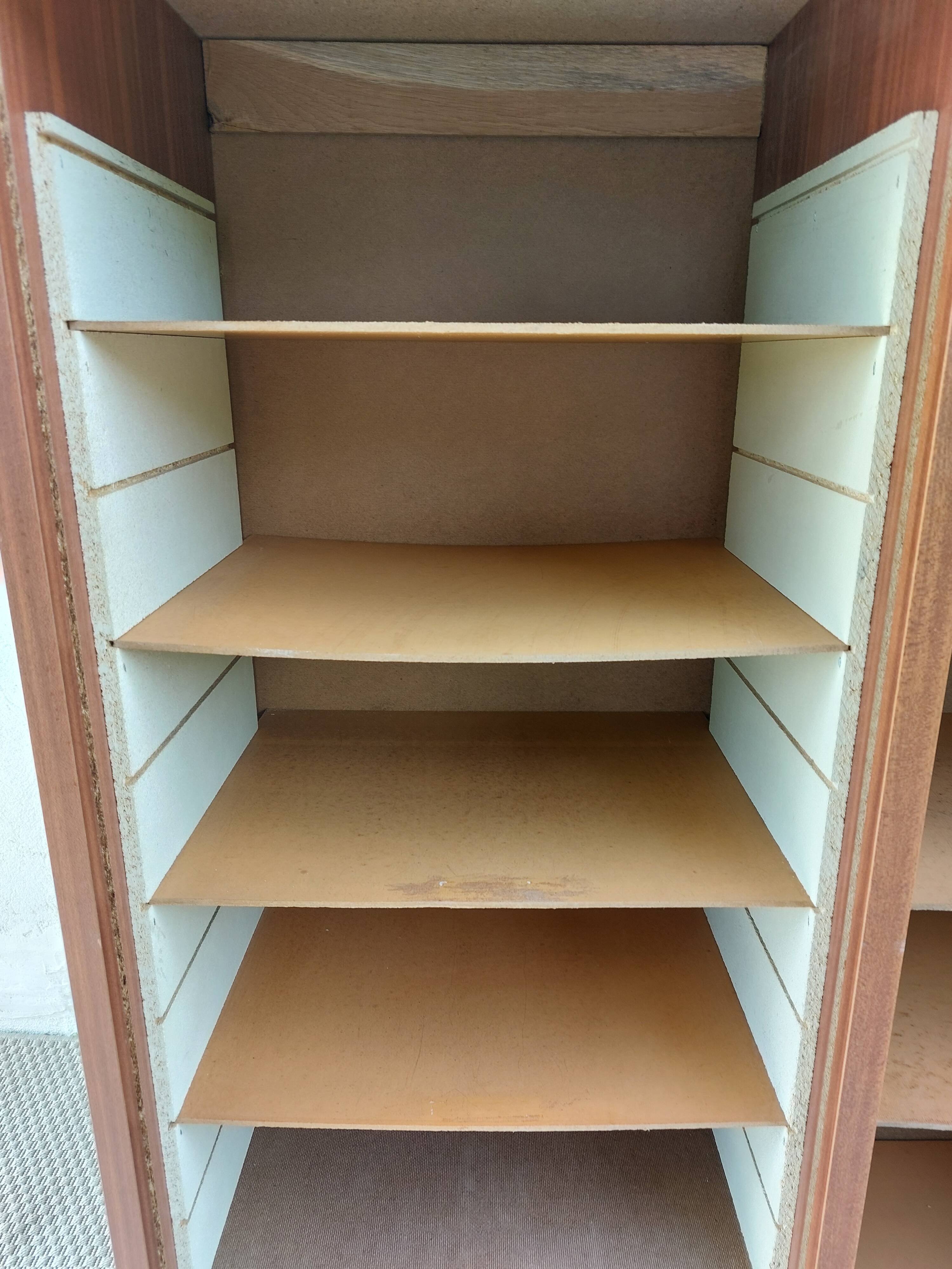 Meuble classeur à rideaux double