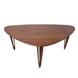 Asymmetrical coffee table 1950, Scandinavian BC Mobler