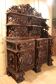 Buffet dressoir de château en noyer de style Renaissance XIXème
