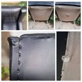 Set of 2 black Erton armchairs