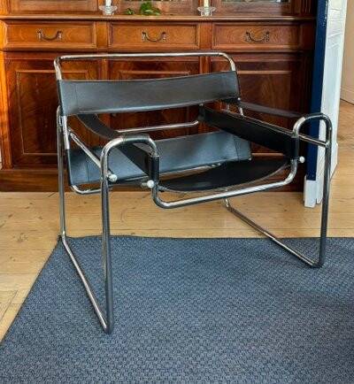 Armchair in the style of Wassily by Brauer around 1980.