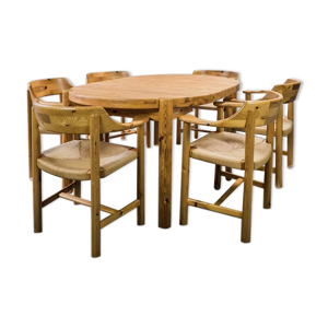 Ensemble table + 6 chaises - rainer daumiller