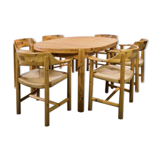 Table set + 6 chairs Rainer Daumiller