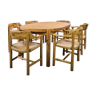 Ensemble table + 6 chaises Rainer Daumiller