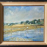 Painting oil on canvas by François Richard