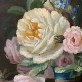 Painting flowers late nineteenth