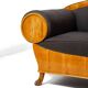 Geometric Art Nouveau sofa, Sweden 1920s