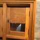 Old craft cabinet letter box oak