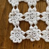 1 crochet doily, rectangular, old vintage