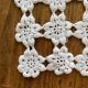 1 crochet doily, rectangular, old vintage