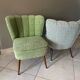 Pair of cocktail armchairs