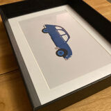 Deco design frame - Citroën 2CV