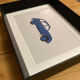 Deco design frame - Citroën 2CV