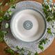 Antique earthenware mignardise dish from Creil & Montereau