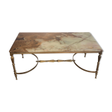 Marble onyx coffee table