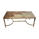 Marble onyx coffee table